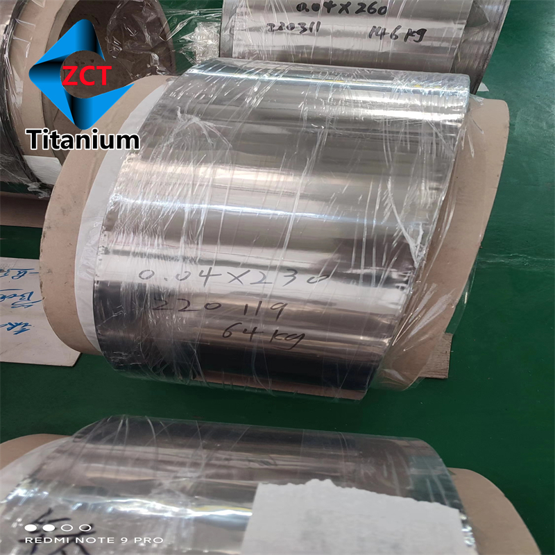 Titanium coil tape/Titanium foil（GR1）