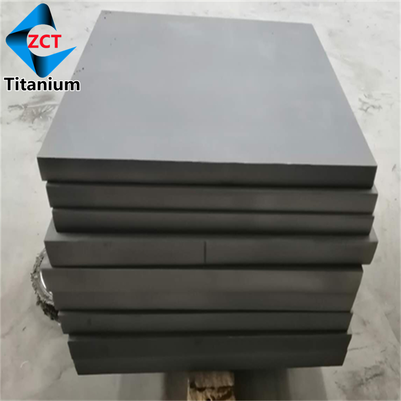 Titanium plate cutting block