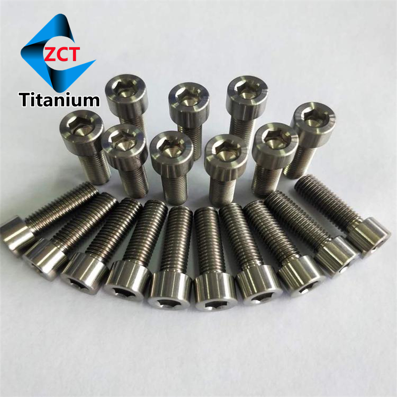 Titanium hexagonal socket bolt