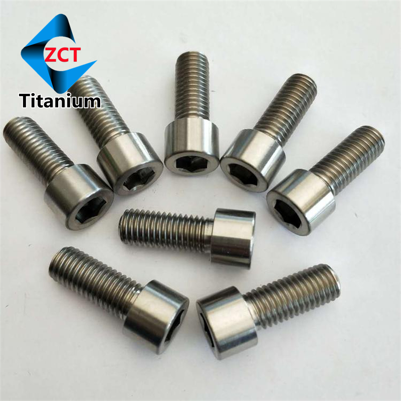 GR2 titanium internal hexagonal bolt